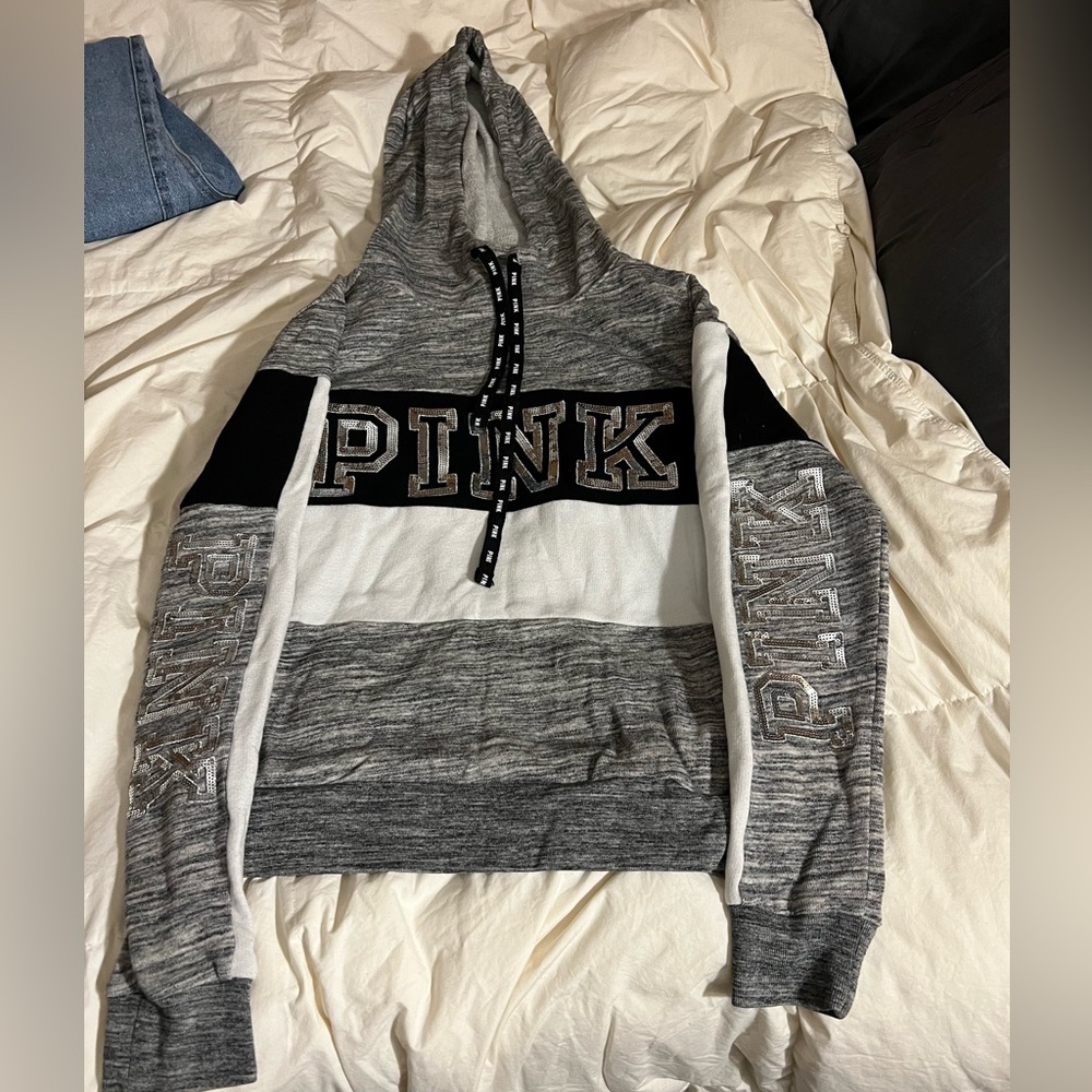 Pink Victoria’s Secret hoodie